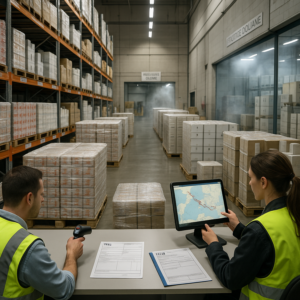 Container transport and port handling operations in Nador managed by Somanador